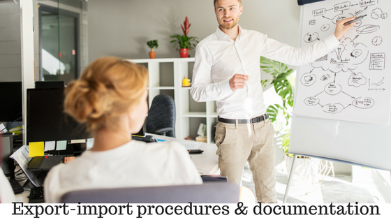 import and export procedure(s) and documentation
